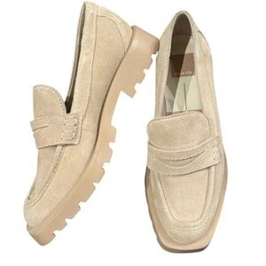Dolce Vita Elias Flats Loafer in Dune Suede